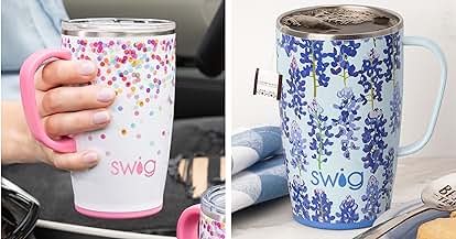 Products from Swig 18oz Travel Mugs in use