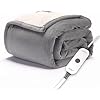 Sunbeam Electric Throw, Soft, Warm, Flannel Heated Blanket, 4 Heat Settings, 4-Hour Auto Shut-Off, Fast Heating, Comfy and Cozy, Grey Color, 50" x 60"