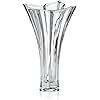 Mikasa Crystal Florale Crystal Vase, 14-Inch