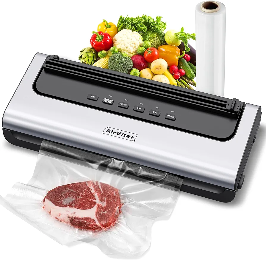 Vacuum Sealer Machine V72 with 6 Different Modes Multifunctional Vacuum Sealer Machine for Storage & Prolong Food Preservation, Sous Vide Matching Sealing Machine Not Include Packaging Bags