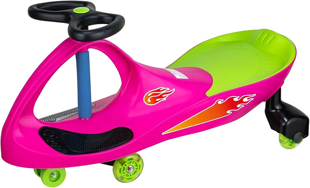 Alex: Lightning Glow Rider - Inertia & Movement Powered Ride-On Toy, Light-Up Wheels, Indoor-Outdoor Play