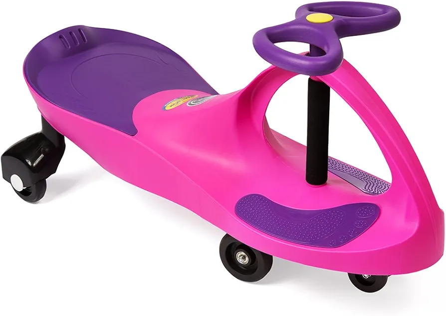 The Original by PlaSmart – Pink/Purple – Ride On Toy, Ages 3 yrs and Up, No Batteries, Gears, or Pedals, Twist, Turn, Wiggle for Endless Fun