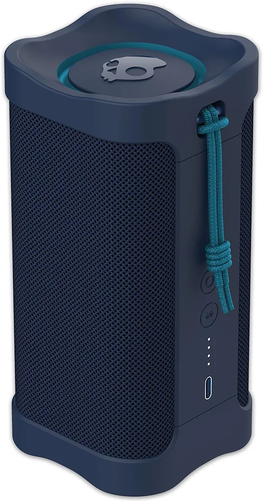 Skullcandy Terrain Wireless Bluetooth Speaker - IPX7 Waterproof Portable Speaker with Dual Custom Passive Radiators, 14 Hour Battery, Nylon Wrist Wrap & True Wireless Stereo Visit The Store