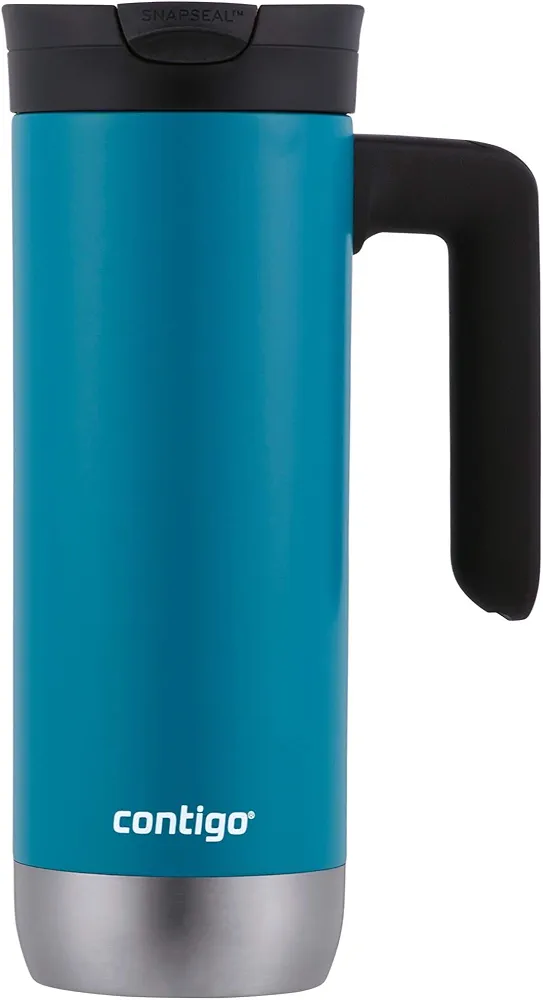 Contigo Superior 2.0 Thermal Insulated Stainless Steel Travel Mug with Handle, Leak-Proof Lid, 20oz, Juniper - Perfect for Hot or Cold Drinks