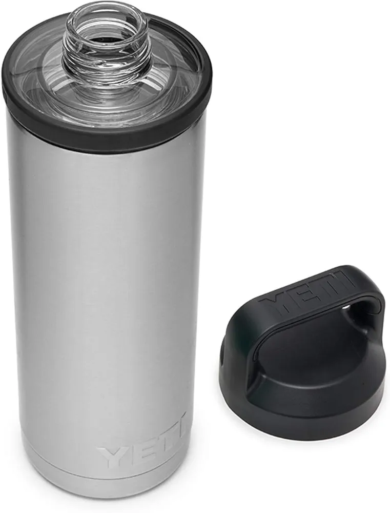 YETI Rambler 18 oz Bottle, Vacuum Insulated, Stainless Steel with Chug Cap