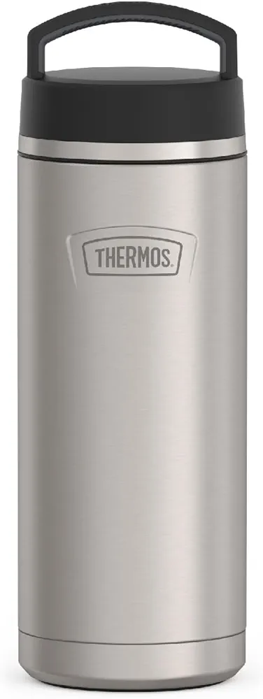 THERMOS ICON SERIES Stainless Steel Water Bottle with Screw Top Lid - 32 Ounce, Matte Stainless Steel - Vacuum Insulated Water Bottle with Lid