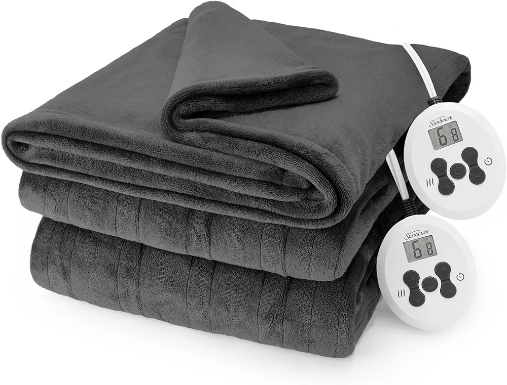 Sunbeam Royal Posh Night Fog Heated Blanket - King