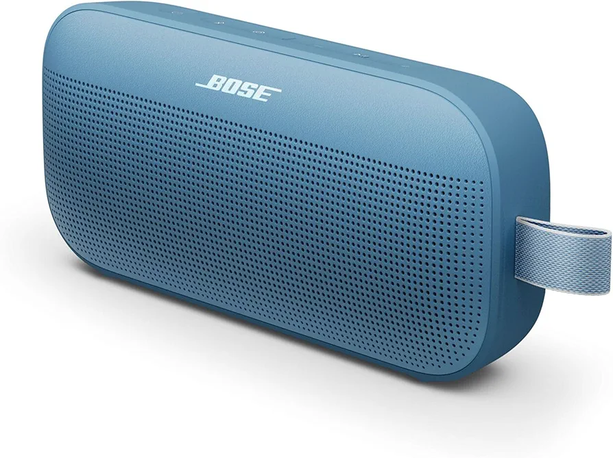 Bose New SoundLink Flex Portable Bluetooth Speaker (2nd Gen), Portable Outdoor Speaker with Hi-Fi Audio, Up to 12 Hours Battery Life, Waterproof and Dustproof, Blue Dusk