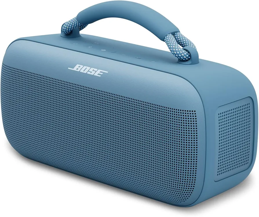 Bose SoundLink Max Portable Speaker, Large Waterproof Bluetooth Speaker, Up to 20 Hours of Battery Life, USB-C, Built-in 3.5mm AUX Input, Blue Dusk