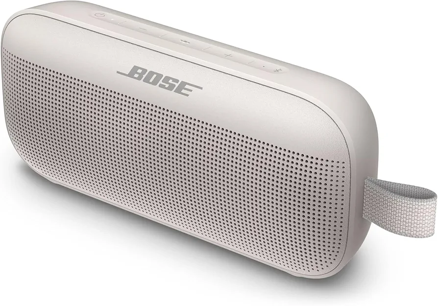 Bose SoundLink Flex Bluetooth Portable Speaker, Wireless Waterproof Speaker for Outdoor Travel - White