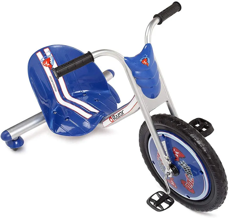 Razor RipRider 360 Caster Trike for Kids Ages 5+ - Lightweight, Rubber Handlebars, Steel Frame, for Riders up to 160 lbs