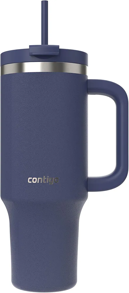 Contigo Streeterville 40oz Tumbler, Stainless Steel Vacuum Insulated, Leak-Proof, Cold for 29 Hours, Indigo